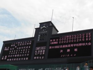 大阪桐蔭 中学校高等学校 第90回記念選抜高校野球大会優勝